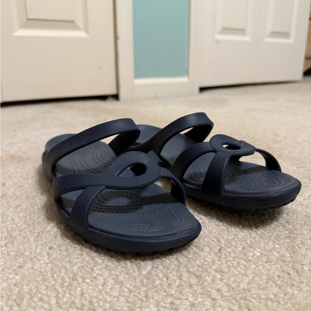 CROCS Navy Blue Women's Sandals